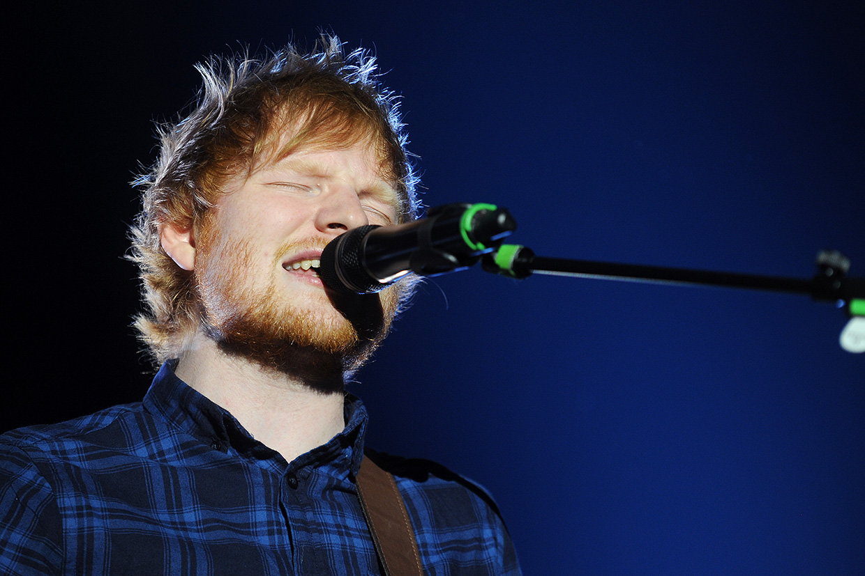 Ed Sheeran na koncercie