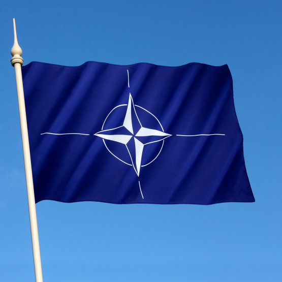 Flaga NATO, ilustracja do artykułu o akronimie NATO